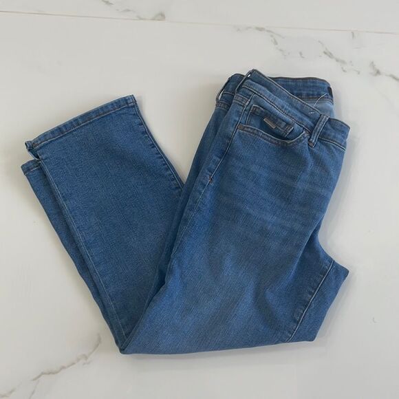 NINE WEST Women's Chrystie Denim Capri Size 4 - Picture 1 of 9